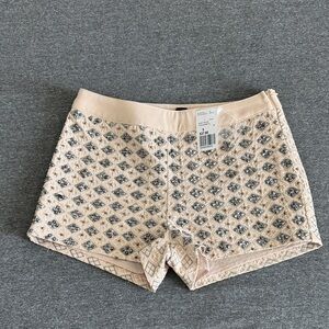 Forever 21 Beige Patterned Women Shorts